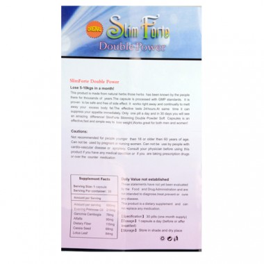 Slim Forte Double Power Slimming Capsule