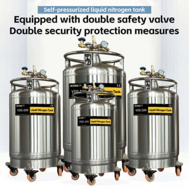 Azerbaijan Non-pressurized liquid nitrogen tank KGSQ Cryo-Supply Vessel