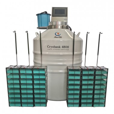 KGSQ Aluminum alloy dewar_vapor phase liquid nitrogen freezer