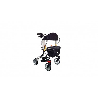 Move X2, Travel Rollator, Four Wheel Rollator, 2-Way Folding Rollator with Storage Bag