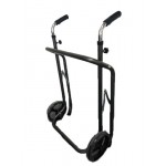 Steel Walker, Height Adjustable Folding Walker with 8